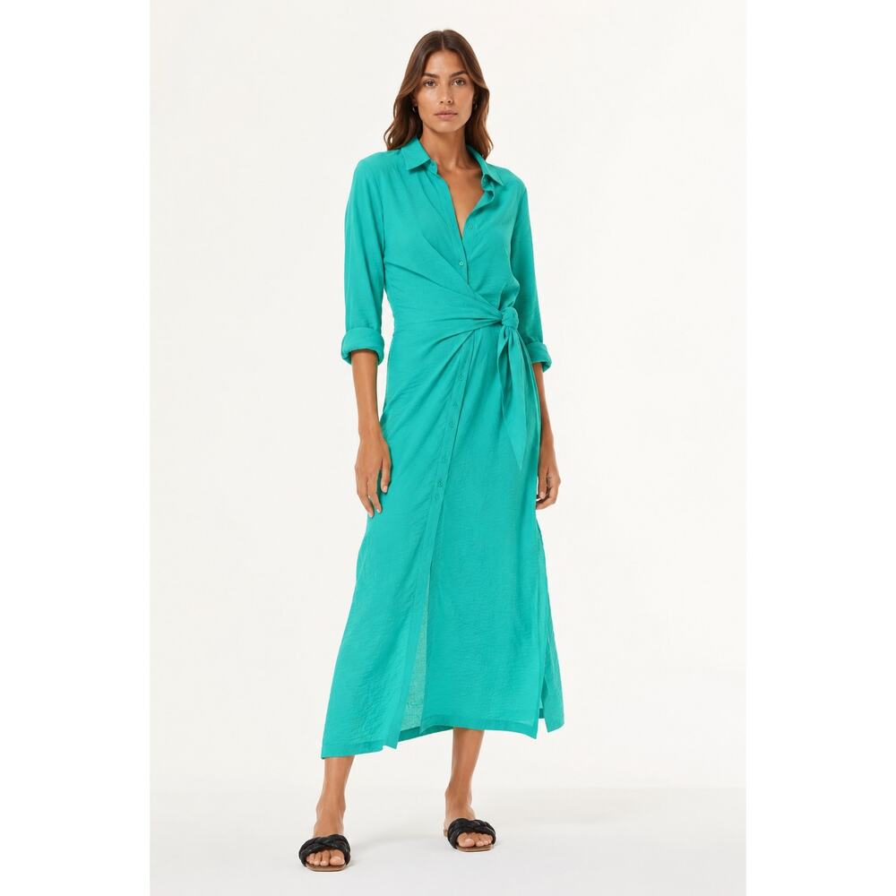 YFB | Catarina Wrap Shirt Dress